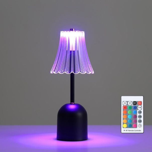 RGB+három szín 433-as távirányítóval kreatív új bár, kávézó dekoráció, kis éjszakai lámpa_voghion.com