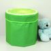 Foldable Fabric Storage Stool - Multi-Fruit & Tree Stump Design, 100kg Capacity, Space-Saving Kids Seat (29x30cm)_voghion.com