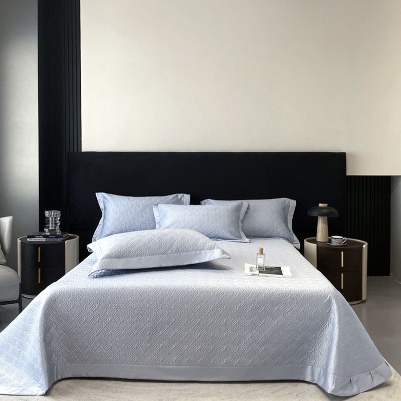 Copriletto in cotone Tencel di tipo A, set da tre pezzi, copriletto singolo in seta e ghiaccio, antiscivolo, trapuntato, spesso, di alta qualità._voghion.com