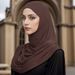 Women's Scarves Crystal Malay Headscarf Solid Color Fashion Pullover Headscarf_voghion.com