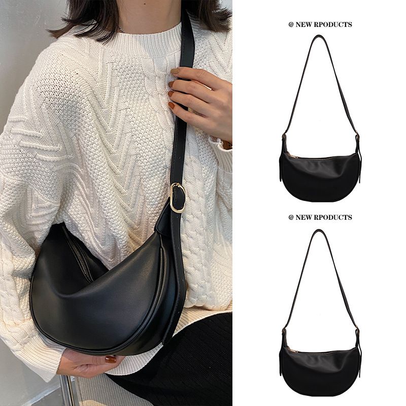 Luxuriöse Beuteltasche aus PU-Leder für Damen, trendige Schulter-Umhängetasche, Satteltasche, Neuankömmlinge im Herbst_voghion.com