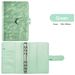 A6 PU Leather Budget Planner Notebook With Magnetic Closure, Zipper Pocket, 48 Cash Tracking Sheets & Stickers – Alligator Texture_voghion.com