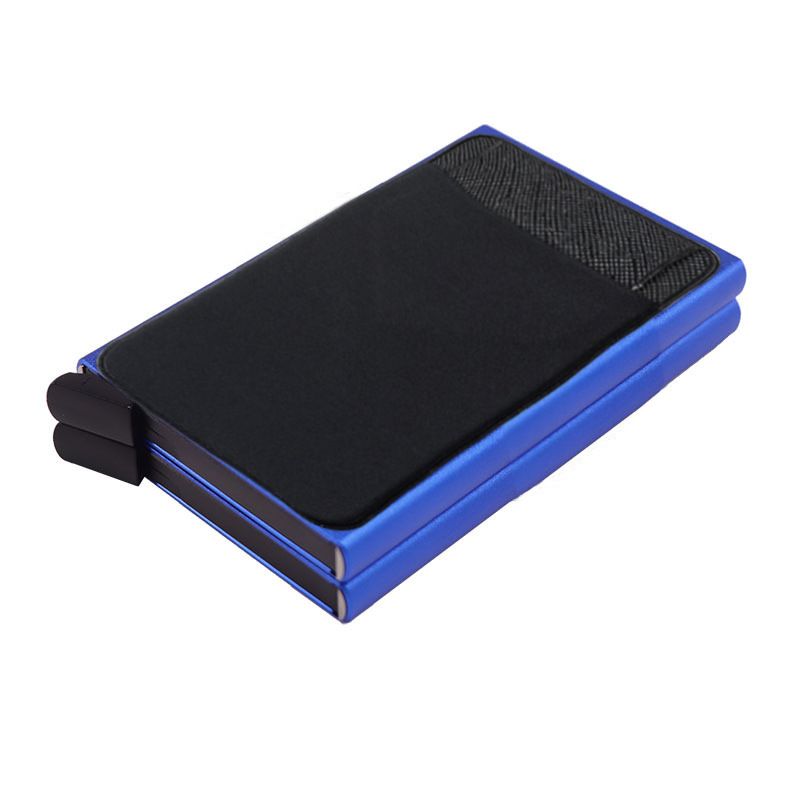 Money Clips Double Layer Rfid Metal Credit Card Holder Smart Wallet Men's Card Bag Bank Card Box Wallet Wallet Men_voghion.com
