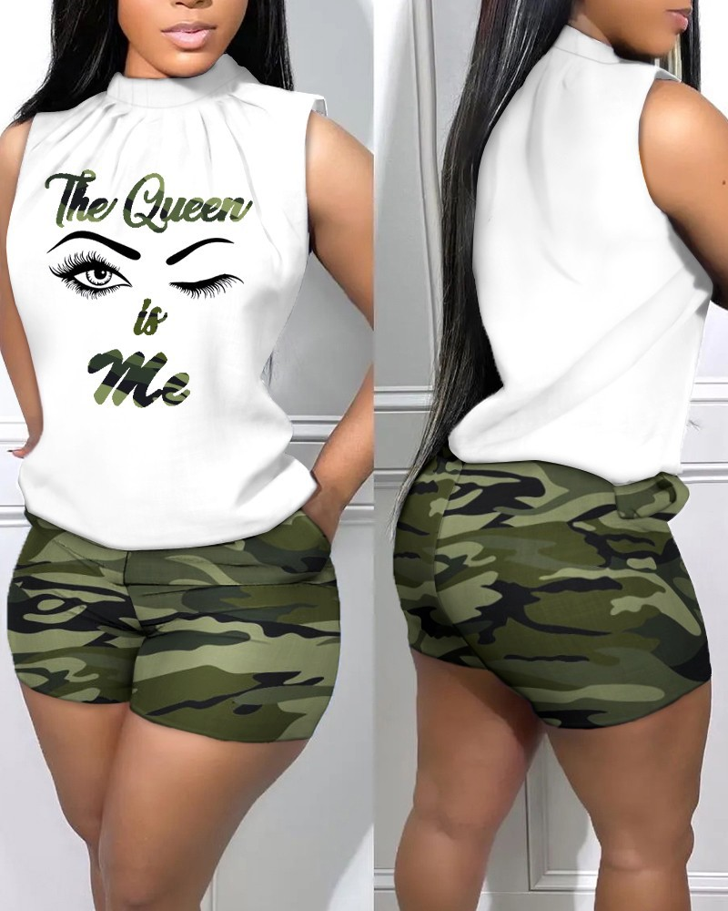 Ärmelloser, modischer Freizeitanzug aus Polyester für Damen_voghion.com