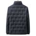 Winter new lightweight jacket short version graphene thermal storage warm white duck down stand up collar men's winter_voghion.com