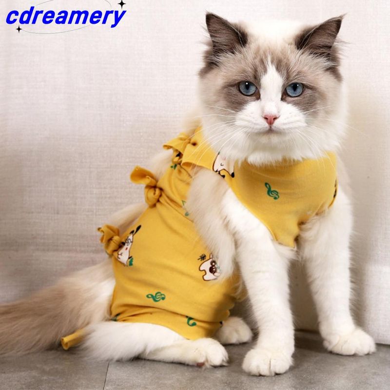 Cat Postoperative Recovery Clothing, Anti-licking Vest, Weaning Recovery Clothing, Pet Clothing, And Surgical Protective Vest_voghion.com