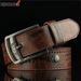 HOT Men's Casual Hollow Rivet Punk Style Wide PU Leather Buckles for Men Fashion Male High Quality Jeans Belt New_voghion.com