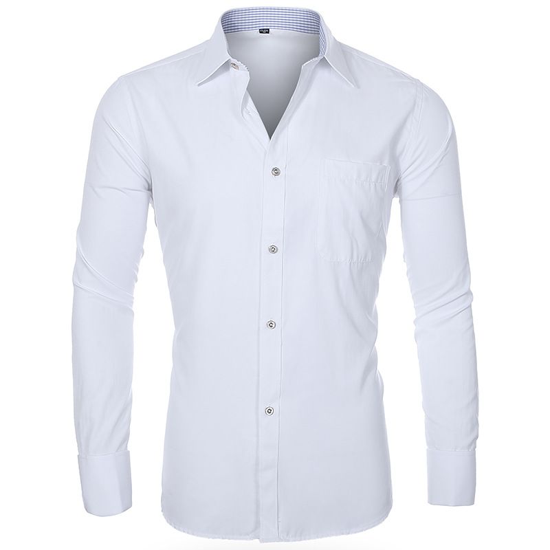 Abbigliamento uomo Camicia con gemelli francesi Camicia da uomo taglie comode_voghion.com