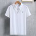 Herrenbekleidung Übergröße Sommer Kurzarm T-Shirt Herren Revers Business Poloshirt Lässiges dünnes T-Shirt Top Kleidung_voghion.com
