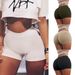 Weizhifu Women Sports Casual Beach Running Slim Shorts Summer Solid Color Hot Pants Gift-Light Pink M_voghion.com