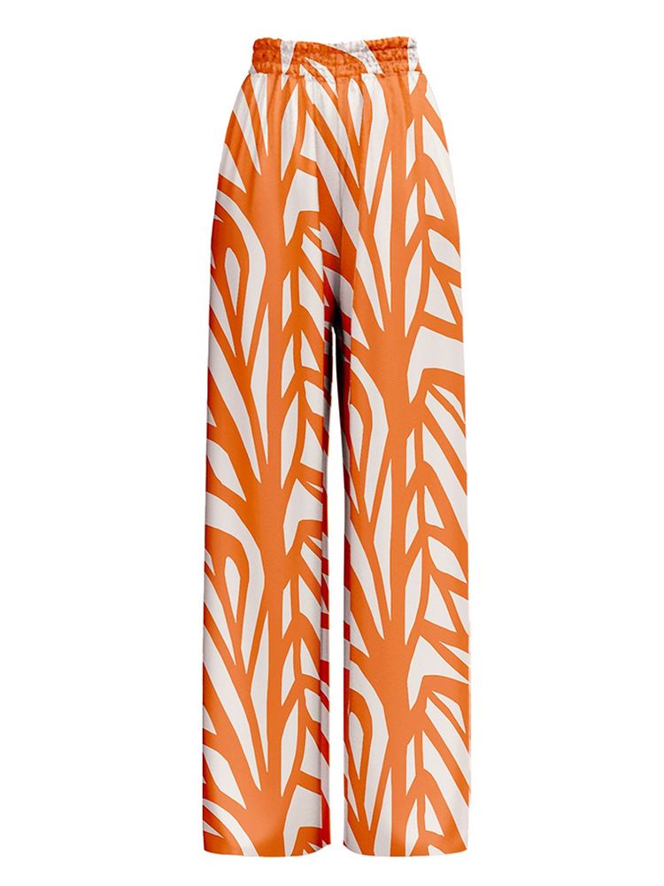 Dreiteiliger, modischer, geteilter Badeanzug mit Streifenmuster und Sonnenschutz für Damen_voghion.com