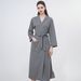 Waffle Bathrobes Women's Wind Absorbent Quick-Drying Yukata_voghion.com