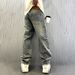 Men's Clothing Print High Street Fashion Brand Ins Design Jeans Loose Straight Washed Wide Leg Long Pants_voghion.com
