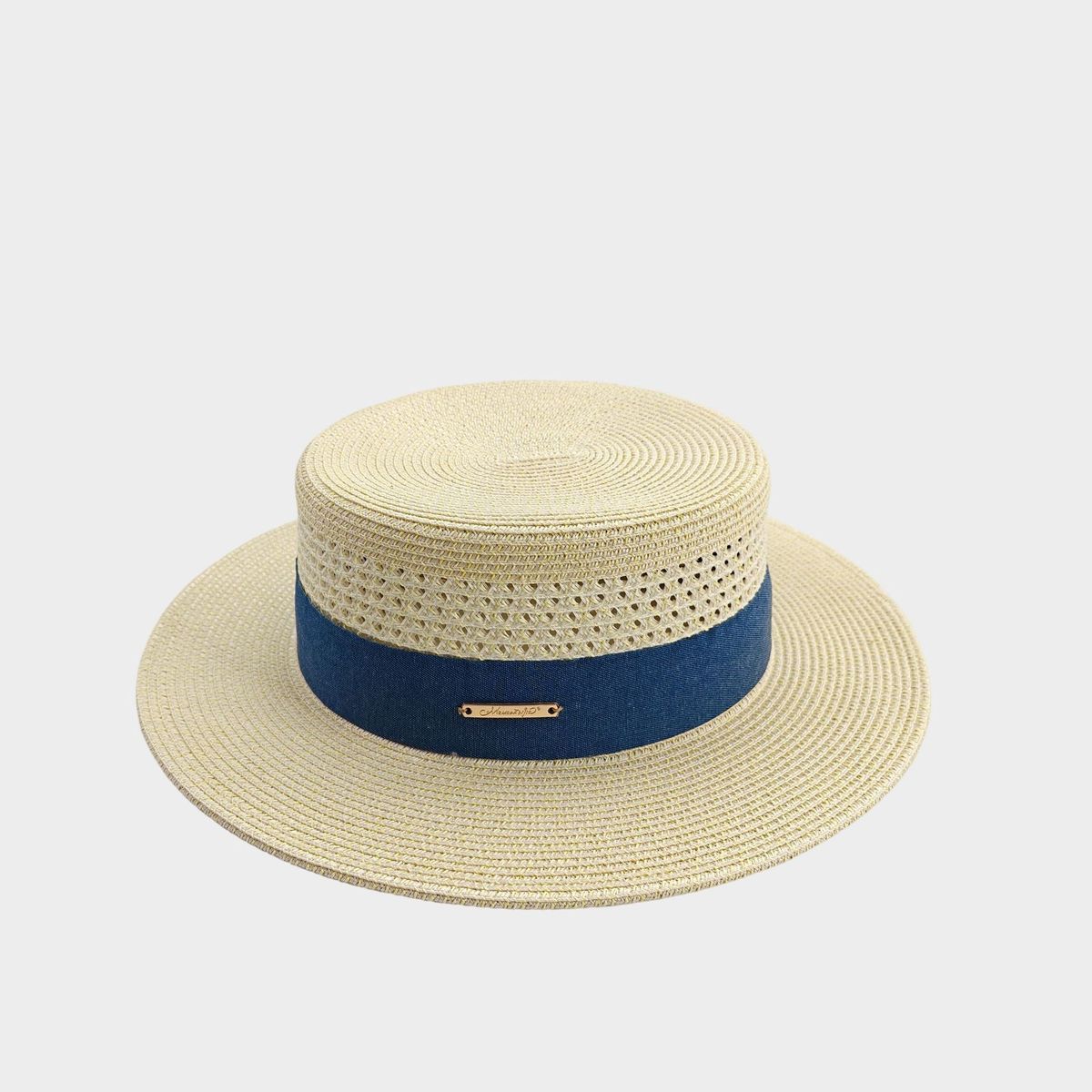 UPF 50+ UV Protection Straw Hat - Breathable Hollow Woven For Beach & Travel_voghion.com
