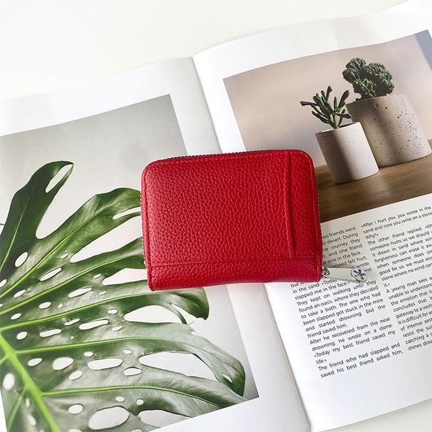 Coin Purses & Holders Accordion Card Holder Large Capacity Multi Card Holder Coin Coin Bag Simple Zipper Wallet Female_voghion.com