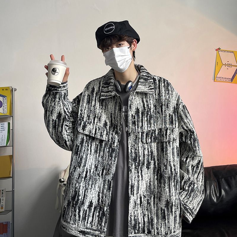 Cowboy Jacket Men's Spring And Autumn Jacket Autumn Trend High-end Top_voghion.com