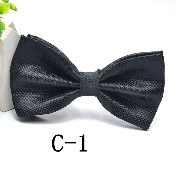 Men's Ties & Handkerchiefs Suit Dress Accessories Solid Color Bow Tie Ready In Stock Wholesale Incoming Sample Printed LOGO_voghion.com
