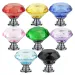 10pcs 30mm Colorful Crystal Cabinet Knobs And Handles Kitchen Handles Drawer Knobs Diamond Dresser Pulls Furniture Knob_voghion.com