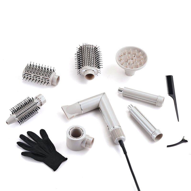 VEVOR Hair Dryer Brush 7-in-1 Professional Multi Styler For Drying Volumizing_voghion.com