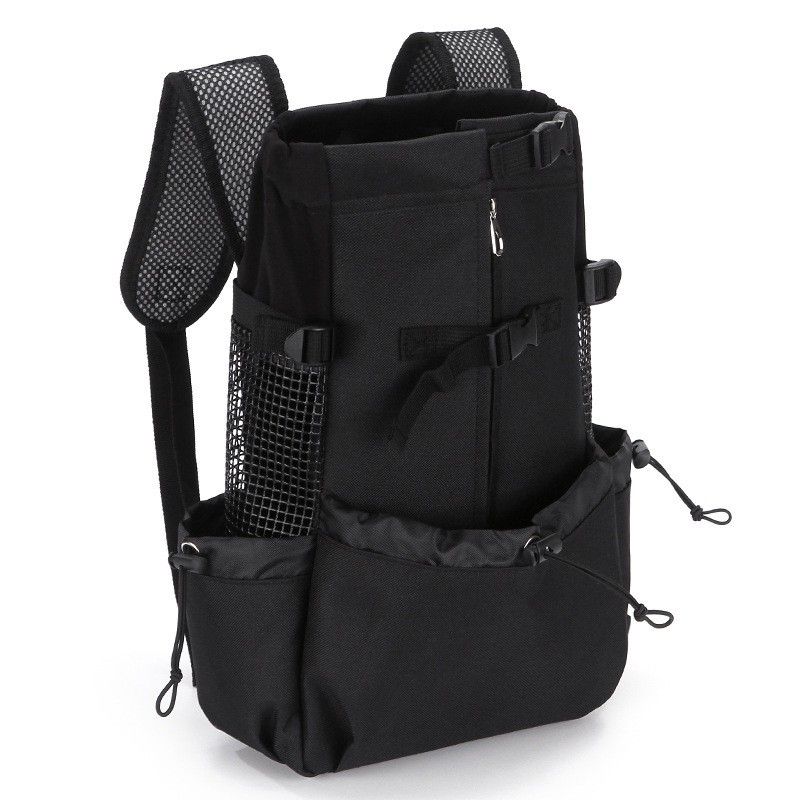 Neuer Haustierträger, tragbarer Rucksack mit Kopf-Out-Design, belüftet, atmungsaktiv, waschbar, für den Außenbereich_voghion.com