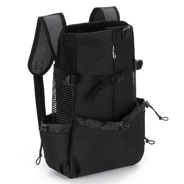 Neuer Haustierträger, tragbarer Rucksack mit Kopf-Out-Design, belüftet, atmungsaktiv, waschbar, für den Außenbereich_voghion.com