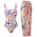 Women's jumpsuit chiffon skirt beach swimsuit_voghion.com