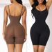 Nahtloser Shapewear-Body in Übergröße – Hochtaillierter String-Tanga mit Bauchkontrolle, Po-Lifting und trägerlosem Design_voghion.com