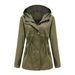 2020 New European Size Raincoat Mid-Length Hooded Thin Trench Coat For Women_voghion.com