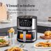 7L Smart Air Fryer Oven With View Window, 12 Presets Digital Touchscreen, EU Plug Energy A+ For Family Kitchen_voghion.com