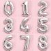 32inch Gold Silver Gradient Color Birthday Foil Background Wall Scene Party Decoration Number Balloons_voghion.com