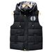 Men's Clothing Men's Cotton Vest Winter Men's New Hooded Cotton Waistcoat Jacket Overalls Class Clothes Printing LOGO_voghion.com
