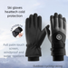 Guantes de esquí para hombre y mujer, resistentes al viento, con forro polar, cálidos, impermeables, para pantalla táctil y ciclismo al aire libre_voghion.com