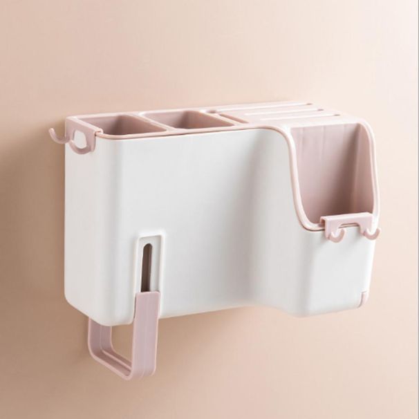 Porte-baguettes mural multifonctionnel, égouttoir, cage à baguettes, boîte de rangement pour la vaisselle de cuisine_voghion.com