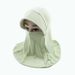 LazyZoom Maschera da collo estiva unisex con protezione UV integrata per ciclismo Facekini Cappello da sole in seta ghiacciata_voghion.com