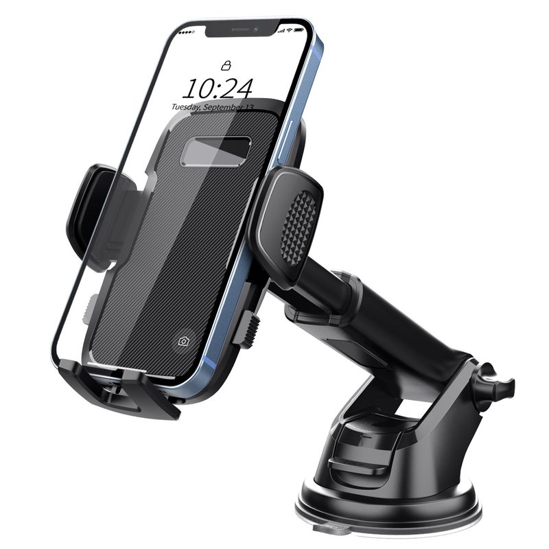 Suport nou tip ventuză, consolă centrală auto, panou de bord, tijă telescopică, suport universal pentru telefon cu navigație_voghion.com
