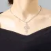 Collana con ciondolo a forma di loto di Skyrim pronta all'uso per donna, in acciaio inossidabile color argento, con luna e nodo celtico alla moda, gioielli con nodo da strega_voghion.com