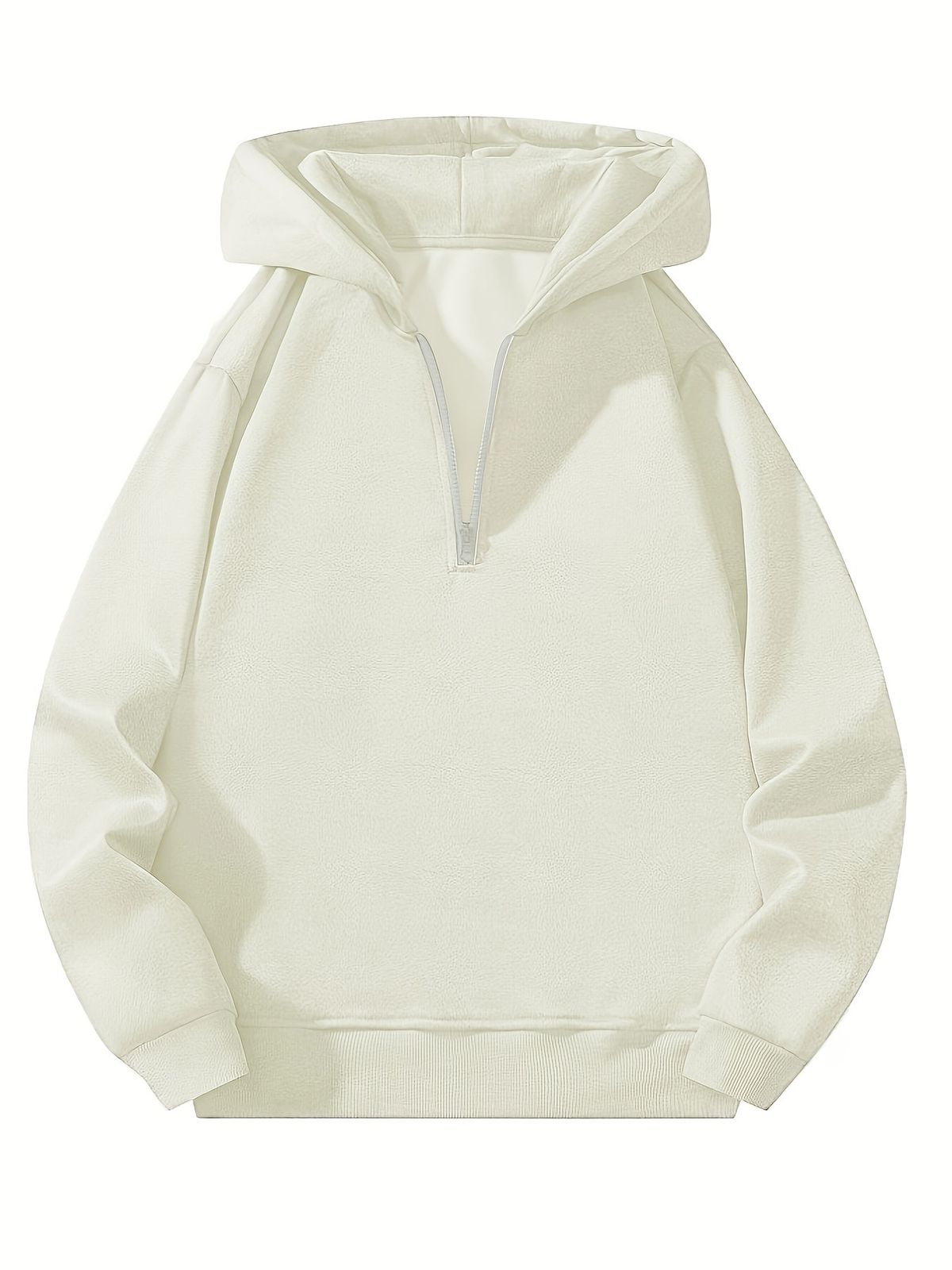 Men's Clothing Hooded Sweatshirt Men's Spring And Autumn Oversize Trendy Brand Solid Color Simple Fat Jacket Tops_voghion.com