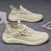 Coconut Shoes Men's Shoes Fly-woven Mesh Shoes Men's Versatile Sports Shoes Casual Dad Shoes_voghion.com