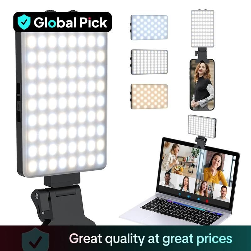 Einstellbare Farbtemperatur Und Helligkeit Fülllicht, 2000 MAh Wiederaufladbares Handy-Selfie-Licht, Geeignet Für Mobiltelefone, Laptopy, Makijaż, Liv_voghion.com