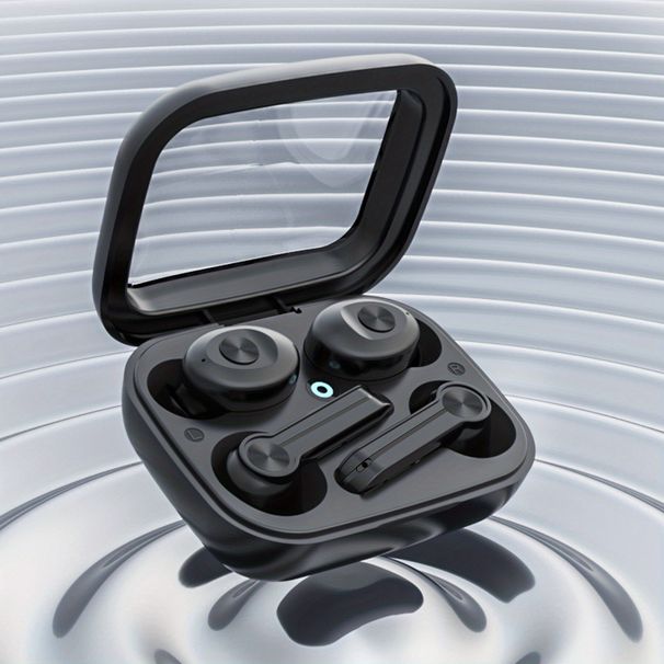 To sæt TWS True Wireless Earbuds, håndfri opkald, touch-knap, velegnet til smartphone Android IOS-system_voghion.com