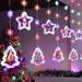 Warm White/Colorful Fairy Lights For Christmas Decorations - USB/Battery Operated Star & Tree LED String Lights For Indoor/Outdoor Holiday Ambiance_voghion.com