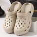 height Increasing Slip Odor Resistant, And Feel Like Stepping On Feces. Hole Shoes, Men's Thick Soled Beach Shoes_voghion.com