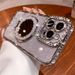 New Luxury High-Grade Glitter Double Row Diamond Mirror Magnetic Mobile Phone Case Suitable For Iphone 16 15 14 13 12 11 Pro Max /_voghion.com