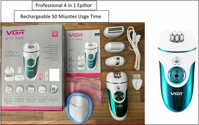 Épilateur pour femme sans fil rechargeable pour épilation du visage et du corps_voghion.com