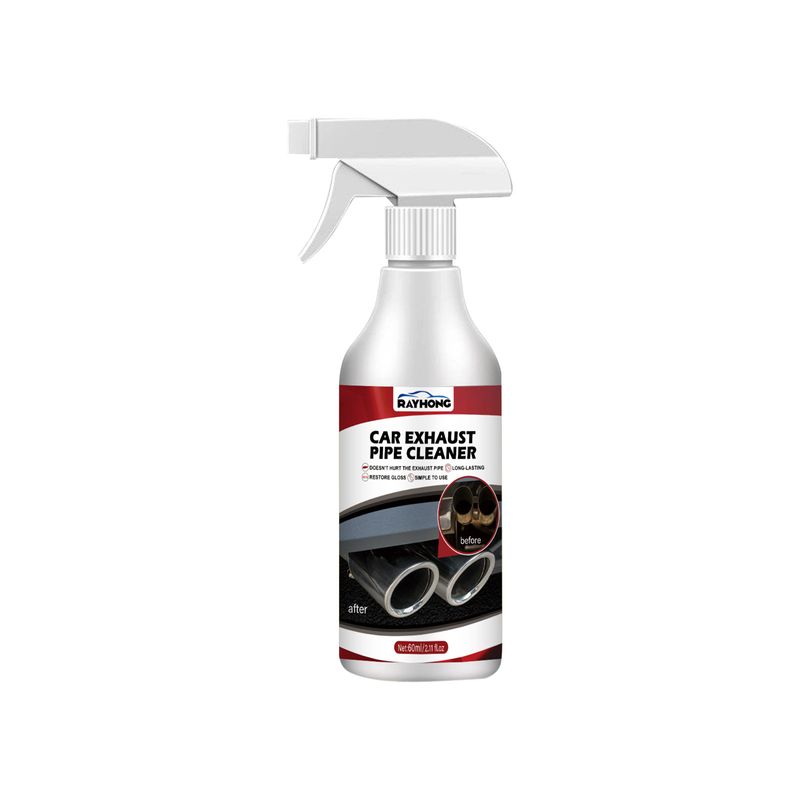 Car Exhaust Pipe Cleaner, Rust Removal, Carbon Deposit Removal, Black Removal, Car and Motorcycle Maintenance Cleaner_voghion.com