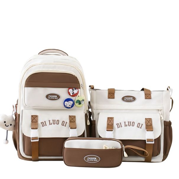 Sacs pour femmes lycéennes, élèves du primaire, sac à dos, grande capacité, style universitaire, filles de grande valeur, sac à dos mignon et polyvalent_voghion.com