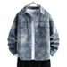 Frühling Neue Trendy Jeansjacke Herren Rascal Hübscher gewaschener Kragen Lässiger Top Cover Bag Camo Arbeitsmantel_voghion.com