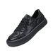 Layer Cowhide Crooked Toe Cute Ugly Mango Shoes Genuine Leather Sneakers Men's Trendy Versatile Low Top_voghion.com