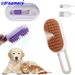Auruhari, elektriline pihustiga kassikarvahari, laetav kassi- ja koerakamm, lemmikloomade karvaeemaldusvahend, 360° pöörlev käepide_voghion.com