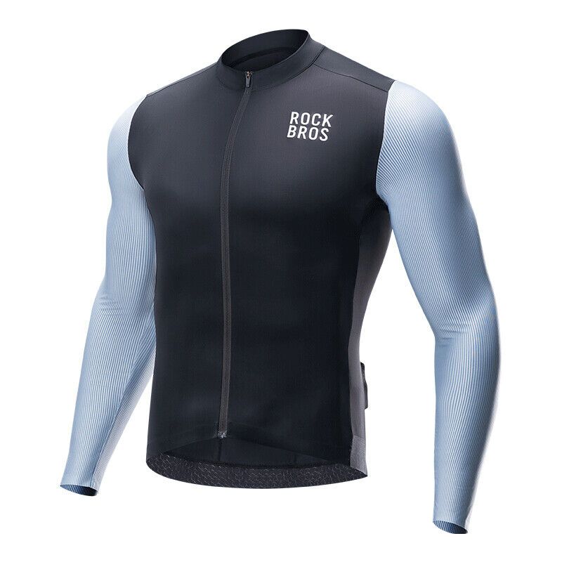 Leichtes Herren-Fahrradtrikot von ROCKBROS, erhältlich in kurz- oder langärmliger Ausführung. Geeignet für MTB (Mountainbike) oder Rennradfahren._voghion.com